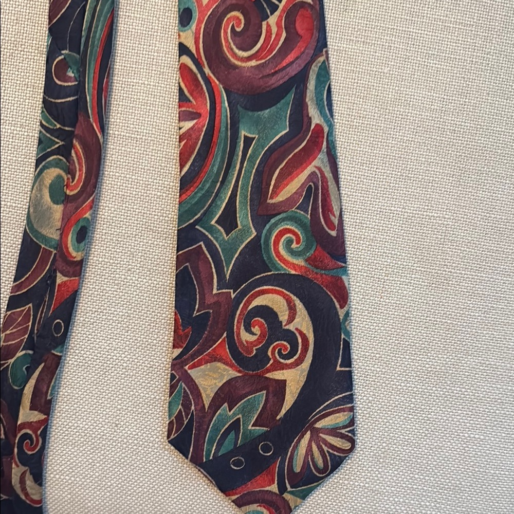 Patterned Silk Tie